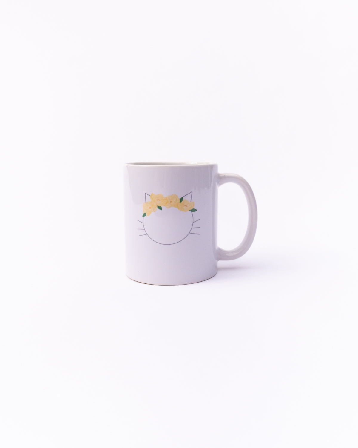 Cat mug flower crown