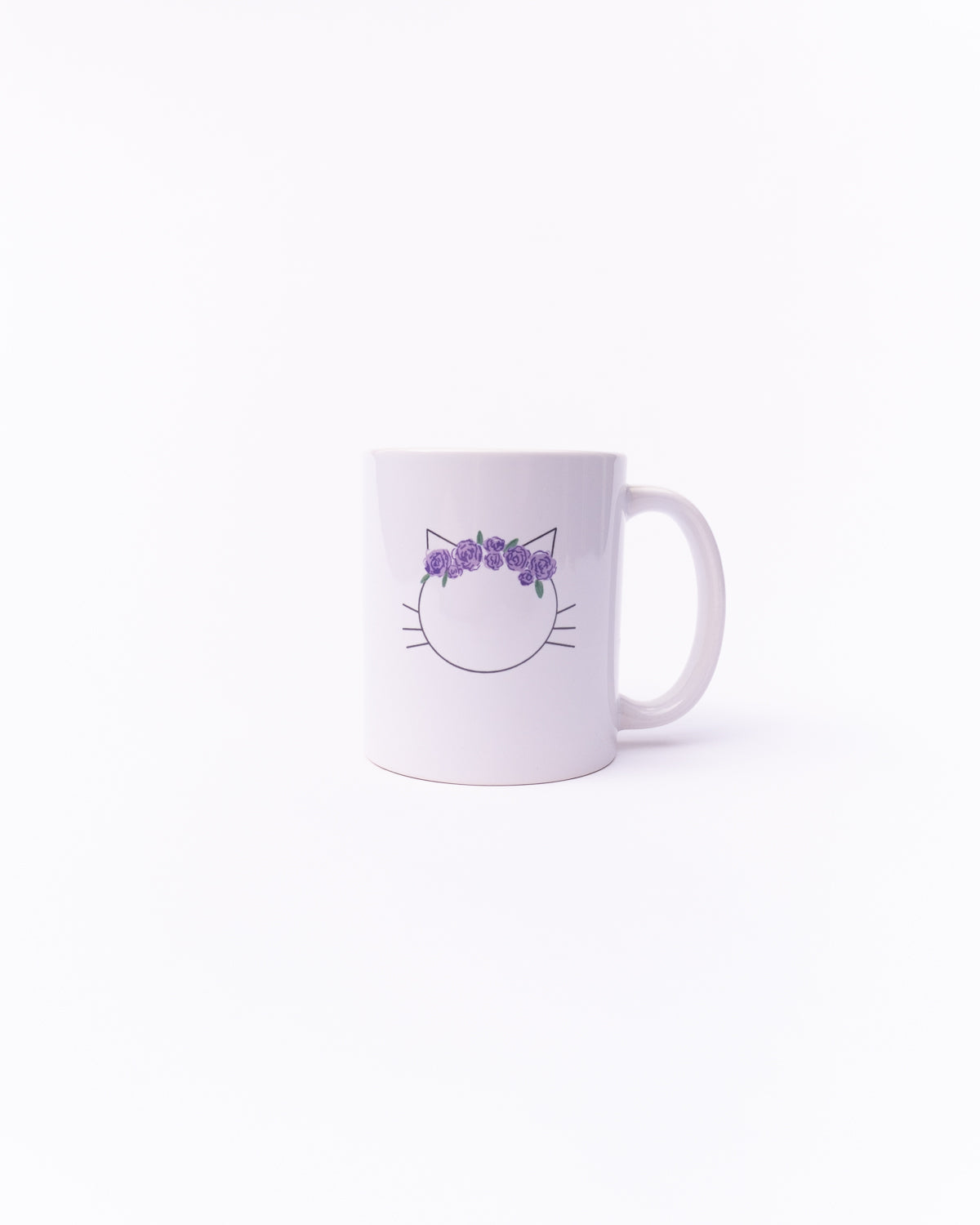 Cat mug flower crown
