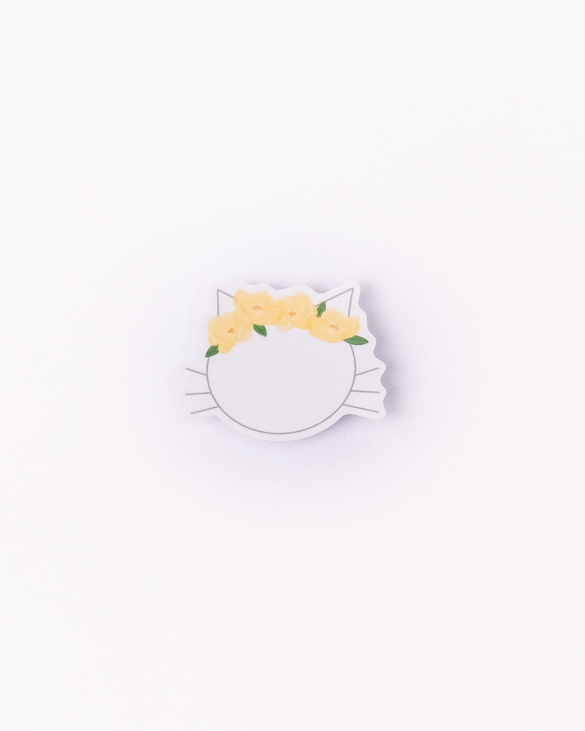 Cat sticker flower crown