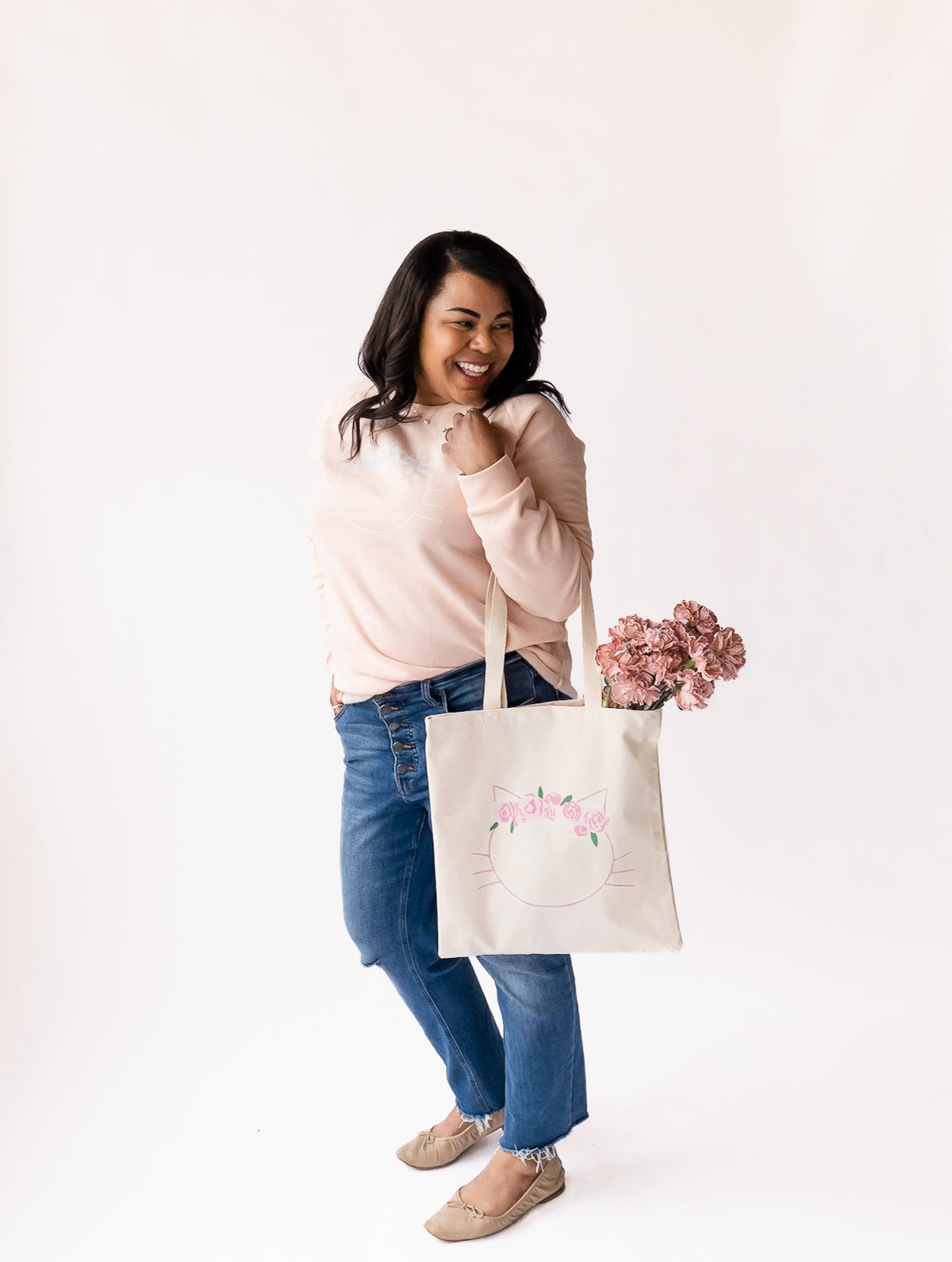Cat tote bag