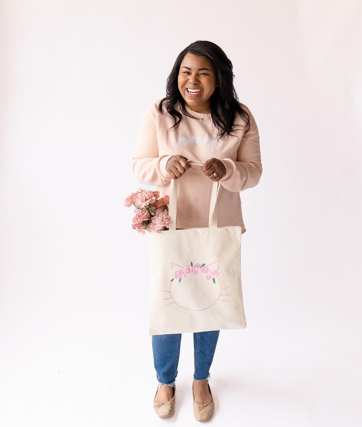 Cat tote bag